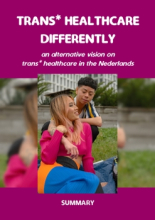 Cover Report 'Trans* Healthcare Differently' (version 2)